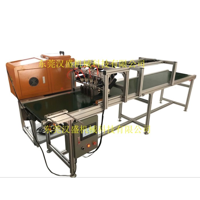 HS-G400 hot melt glue assembly line automatic glue spraying machine